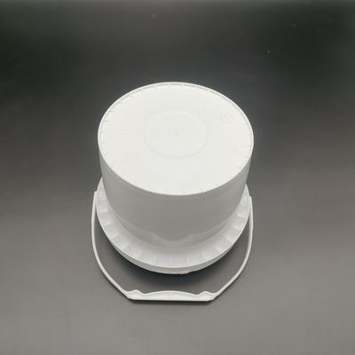 Round PP Plastic Bucket 5 Gallon Polypropylene Buckets With Metal Handle