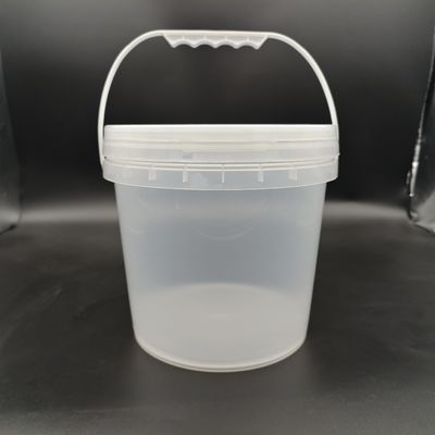 1L-25L Clear Plastic Bucket Containers With Lid Resistant To Stress
