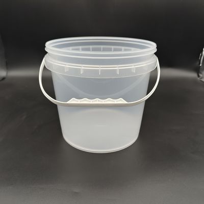 1L-25L Clear Plastic Bucket Containers With Lid Resistant To Stress