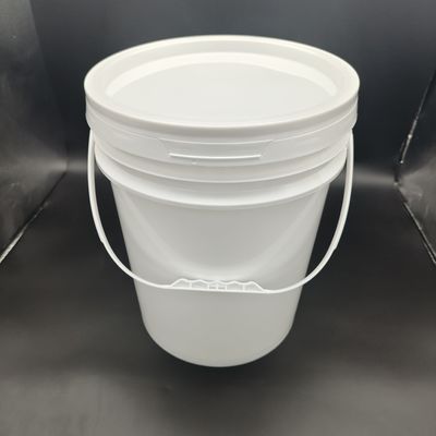 Seal Lid 20 Litre Round Plastic Bucket Screen Printing