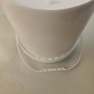 White Black 10L Round Plastic Bucket PP Material With Seal Lid