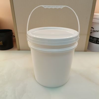 White Black 10L Round Plastic Bucket PP Material With Seal Lid