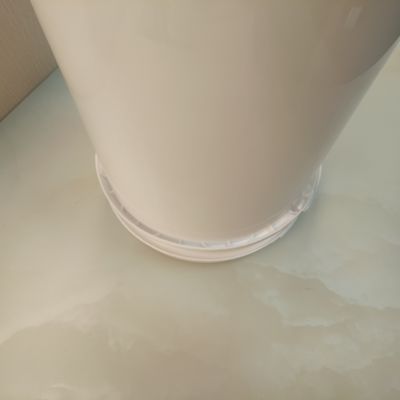 Food Grade 5 Gallon Plastic White Buckets With Lids Stackable Recyclable