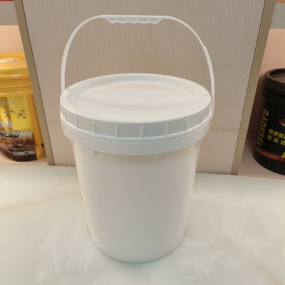 High Stackability Plain White 5 Gallon Bucket With Lid Bpa Free