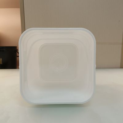 Polypropylene PP 10l Square Plastic Bucket With Lid Non Toxic