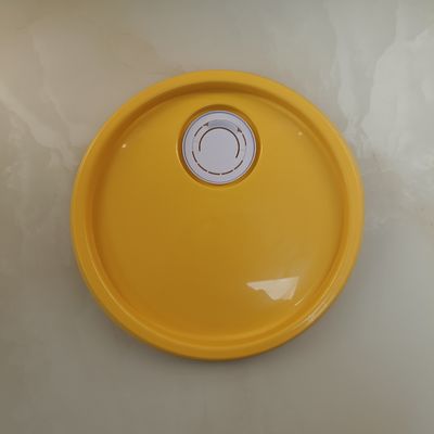 18L 4.8 Gallon 5 Gallon Plastic Paint Yellow Bucket High Temperature Resistant