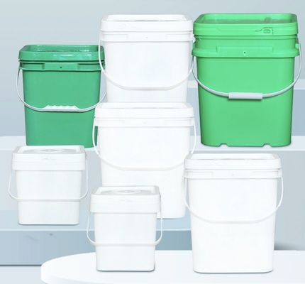 Airproof Pail Square 12 Inches  Bucket With Lid ODM OEM