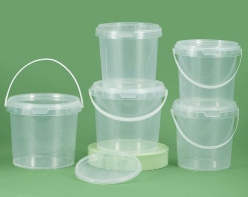 BPA Free Plastic Food Bucket With Screw On Lid ISO9001