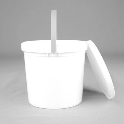 Metal Handle Plastic Food Buckets With Lids For Freezer Safe
