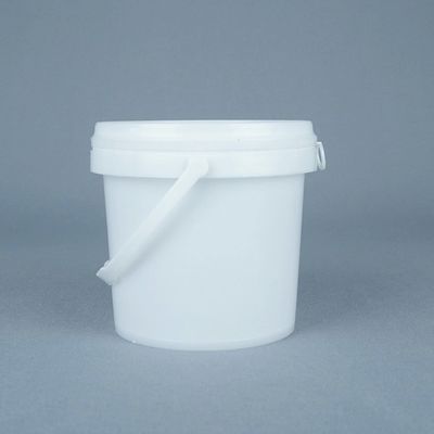 Kitchen 20l White Plastic Food Bucket With Lid Stackable