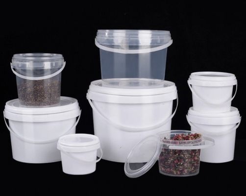 Transparent Clear 5 Gallon Bucket Clear Storage Buckets For Garden