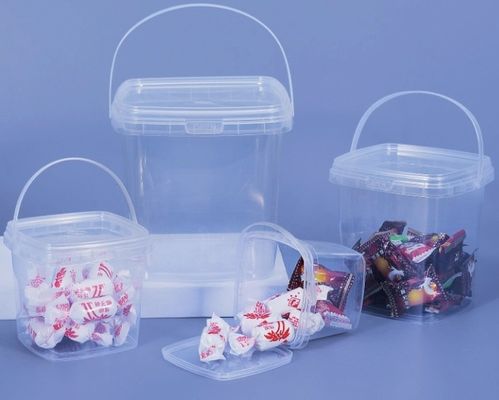Transparent Clear 5 Gallon Bucket Clear Storage Buckets For Garden