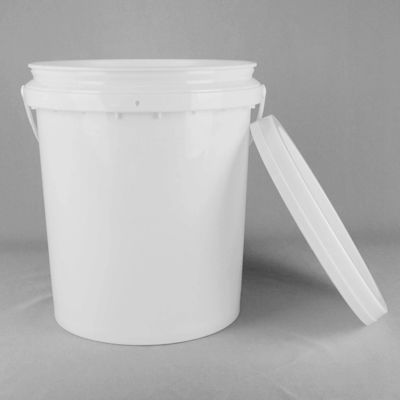 20l White Food Grade Buckets With Lid BPA Free FDA Approved