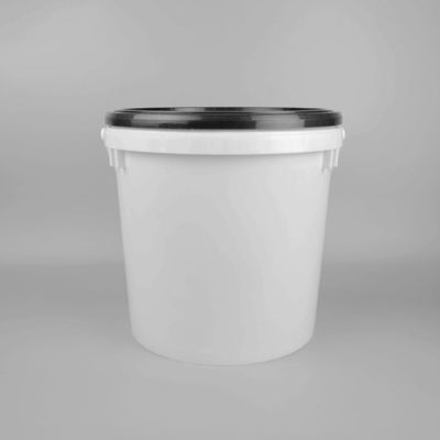 Leakproof Food Safe Storage 1~25L White food Bucket With Snap On Lid