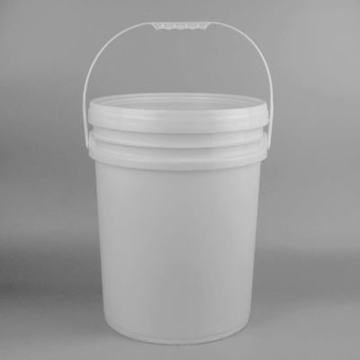20lt White Lubricant Bucket With Metal Handle OEM ODM