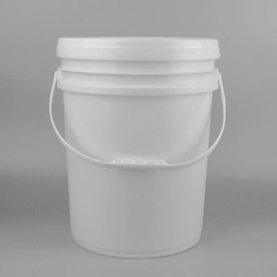 20lt White Lubricant Bucket With Metal Handle OEM ODM