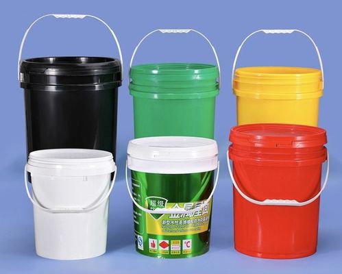 OEM ODM Petroleum Round Plastic Storage Bucket With Handles