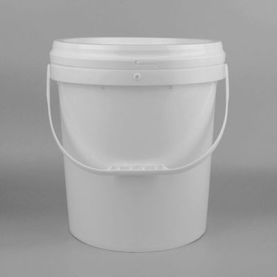 Recyclable 20 Litre Plastic Paint Bucket For Liquid Packaging Solutions