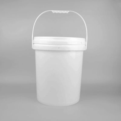 Recyclable 20 Litre Plastic Paint Bucket For Liquid Packaging Solutions