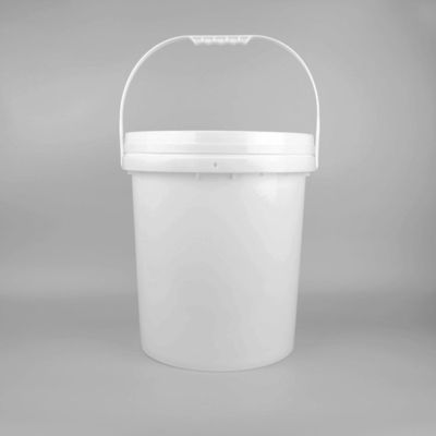 Recyclable 20 Litre Plastic Paint Bucket For Liquid Packaging Solutions