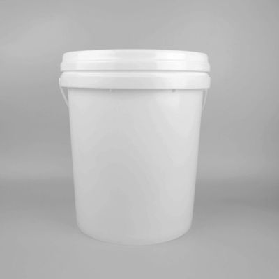 18l Round Plastic Paint Bucket With Handles IML Decoration