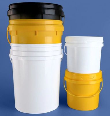 Stackable Five Gallon Plastic Bucket With Lids IML Printing