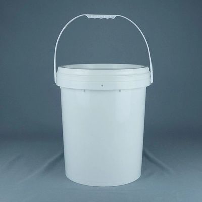 Food Grade Polyethylene 5 Gallon Plastic Buckets White Pail OEM ODM