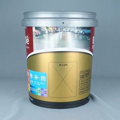 Leakproof 5 Gallon Poly Pail Food Storage Bucket With Lid UV Resistant