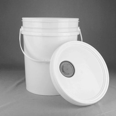 Recyclable Food Safe 5 Gallon Pails White 5 Gal Bucket OEM ODM