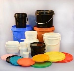 High Chemical Resistance Stackable 1~25 Litre Plastic Bucket With Lid