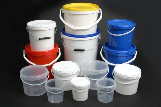1L 2L 3L 4L 5L 10LChemical Bucket With Lid Corrosion Resistant Big Round Plastic Buckets