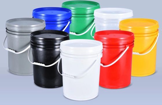 IML Decoration Chemical Bucket 5 Gallon White Plastic Bucket Put Corrosion