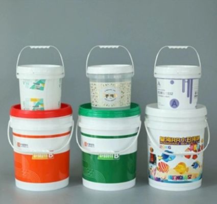 1-25L Capacity Round Plastic Fertilizer Bucket With Lid