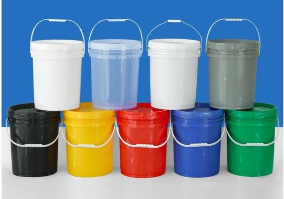 Custom Logo 20l Round Plastic Bucket With Lid Corrosion Resistant
