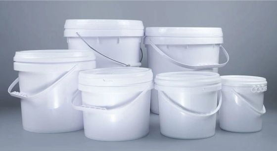 Lid Covered Large Plastic Toy Buckets With Handles Corrosion Resistant