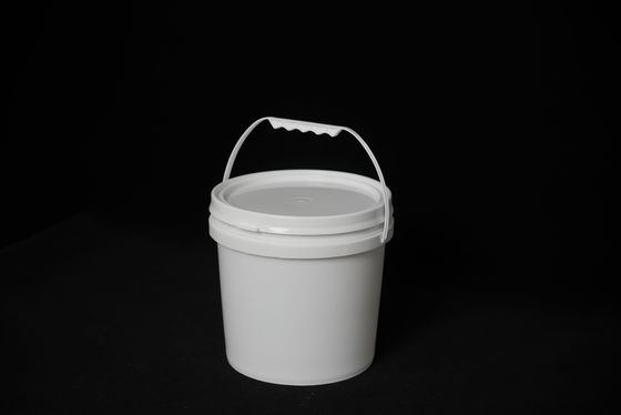 Airtight Leakproof IML Decorated Food Grade Lidded Round Bucket with Handle