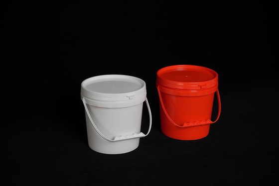 Airtight Leakproof IML Decorated Food Grade Lidded Round Bucket with Handle