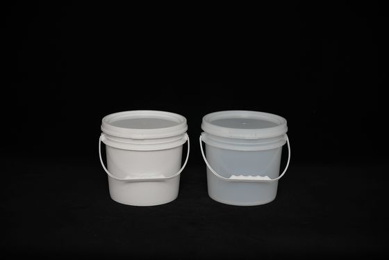 Customized Transparent Plastic Bucket With Snap On Lid For Indoor And Outdoor Use
