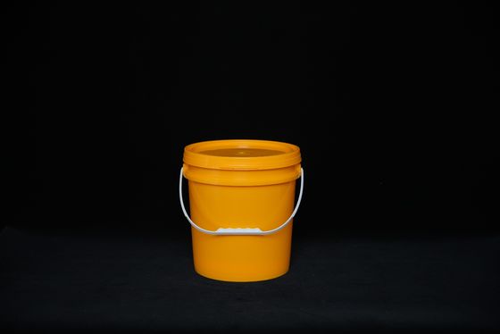 Durable Plastic Bucket with Lid for Food Production and Storage