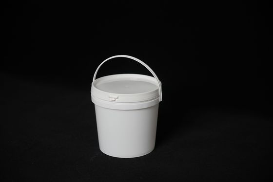 Round Plastic Storage Bucket With Leakproof Lid