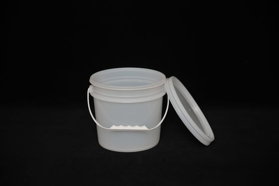 Customized Transparent Plastic Bucket With Snap On Lid For Indoor And Outdoor Use