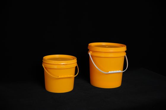 Round Plastic Storage Bucket With Leakproof Lid