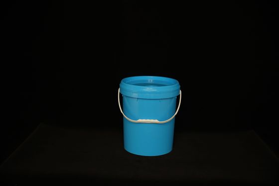 Durable Plastic Bucket with Lid for Food Production and Storage