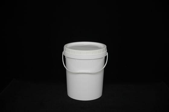 Food Grade White PP Plastic Buckets Round Square Shape UV Resistant Recyclable For Safe Storage With Impact