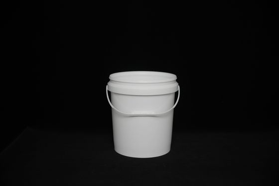 Food Grade White PP Plastic Buckets Round Square Shape UV Resistant Recyclable For Safe Storage With Impact